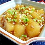 簡単☆自家製鶏そぼろで大根のあんかけ